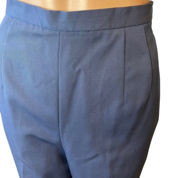 Talbots Wool Cuffed Dress Pants 10 Lined Career Wear Preppy Minimalist Mature - Picture 2 of 6